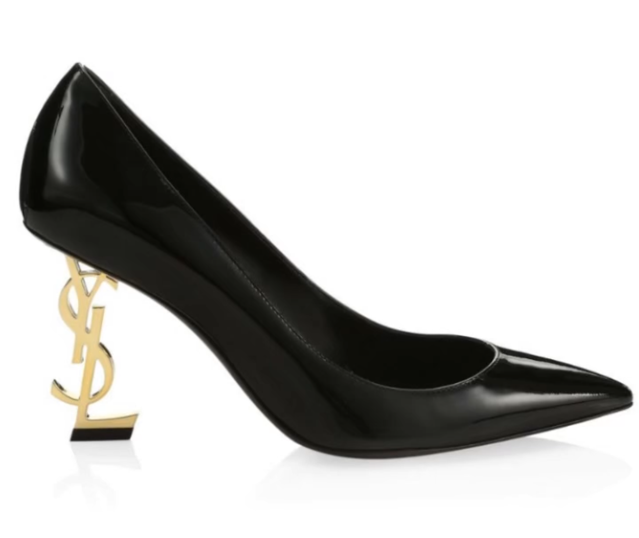 YSL Logo Heels