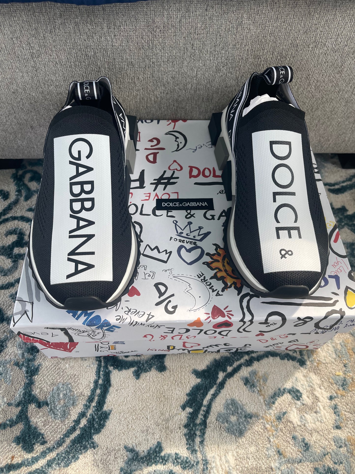Dolce & Gabbana Sorrento Knit Sneakers