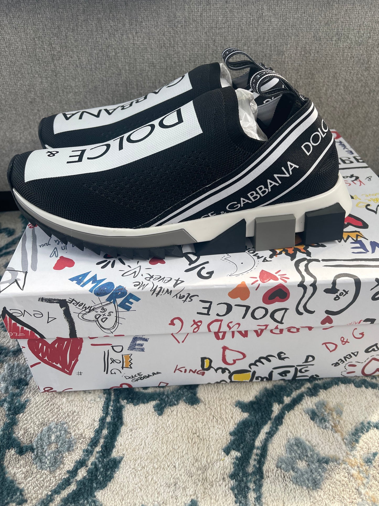 Dolce & Gabbana Sorrento Knit Sneakers