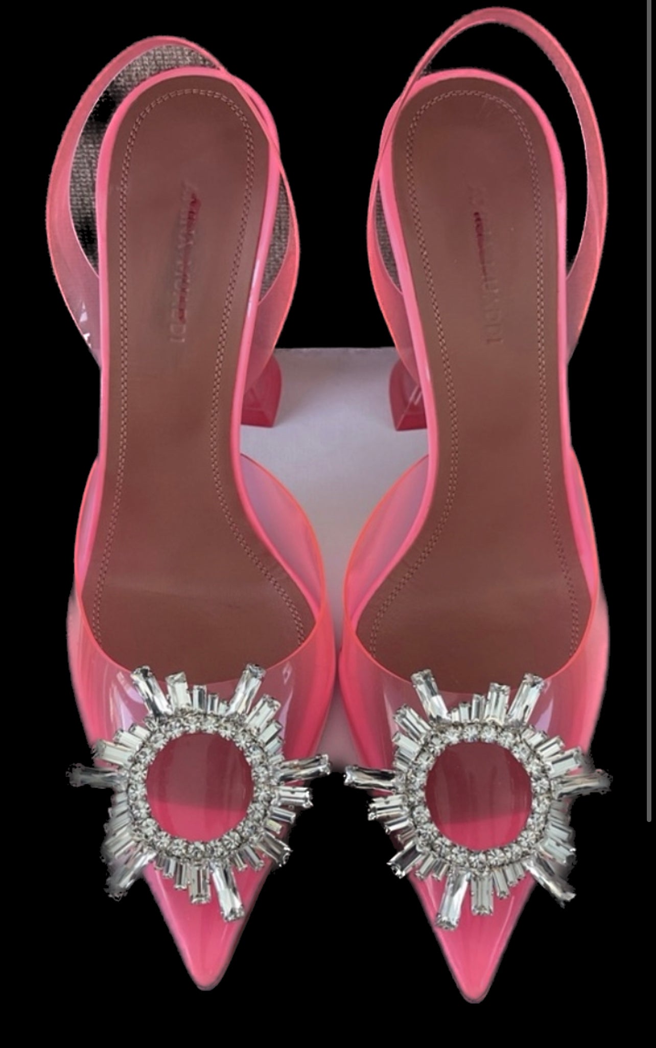 Amina Muaddi Begum crystal Embellishments pumps