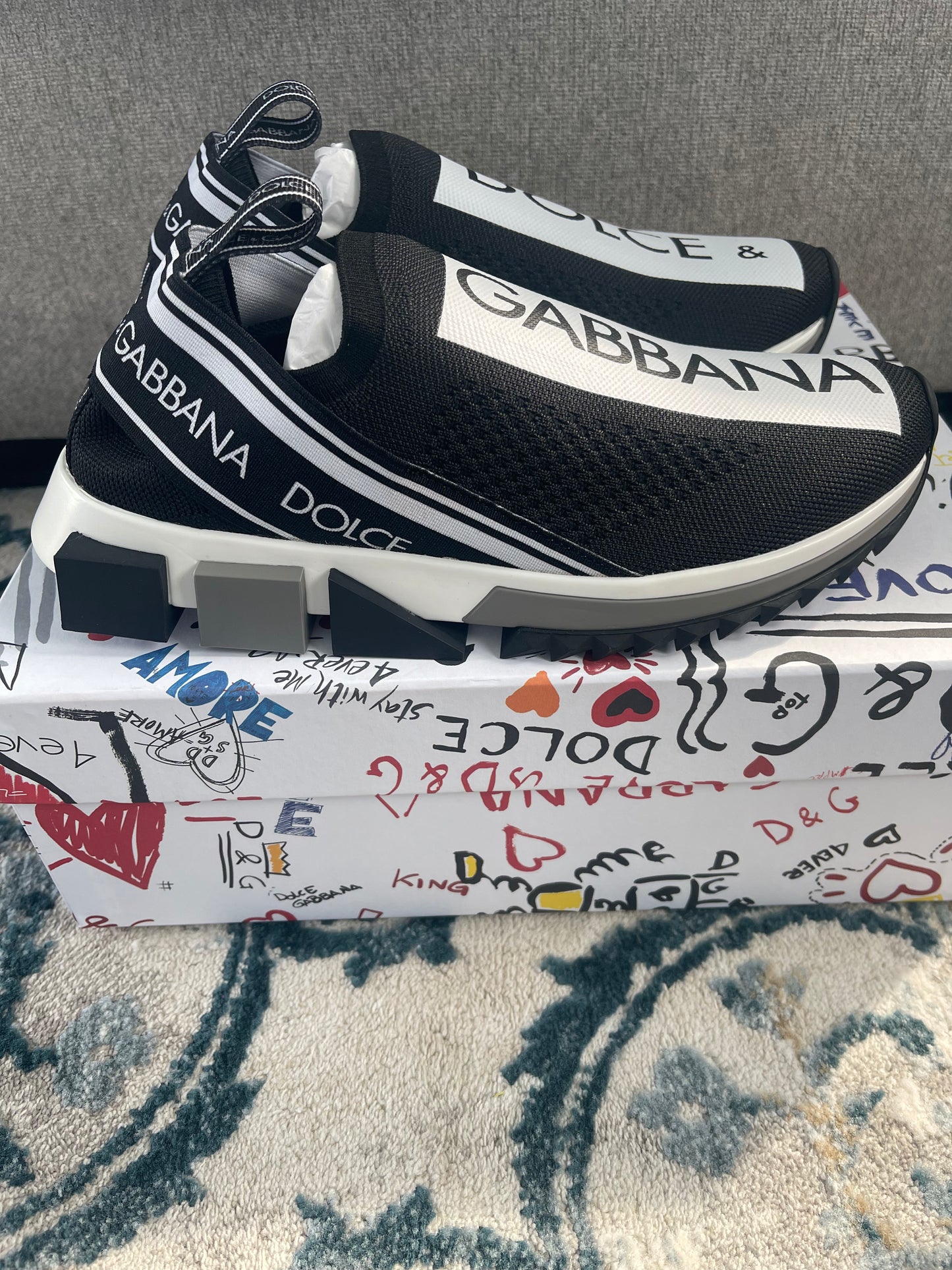 Dolce & Gabbana Sorrento Knit Sneakers