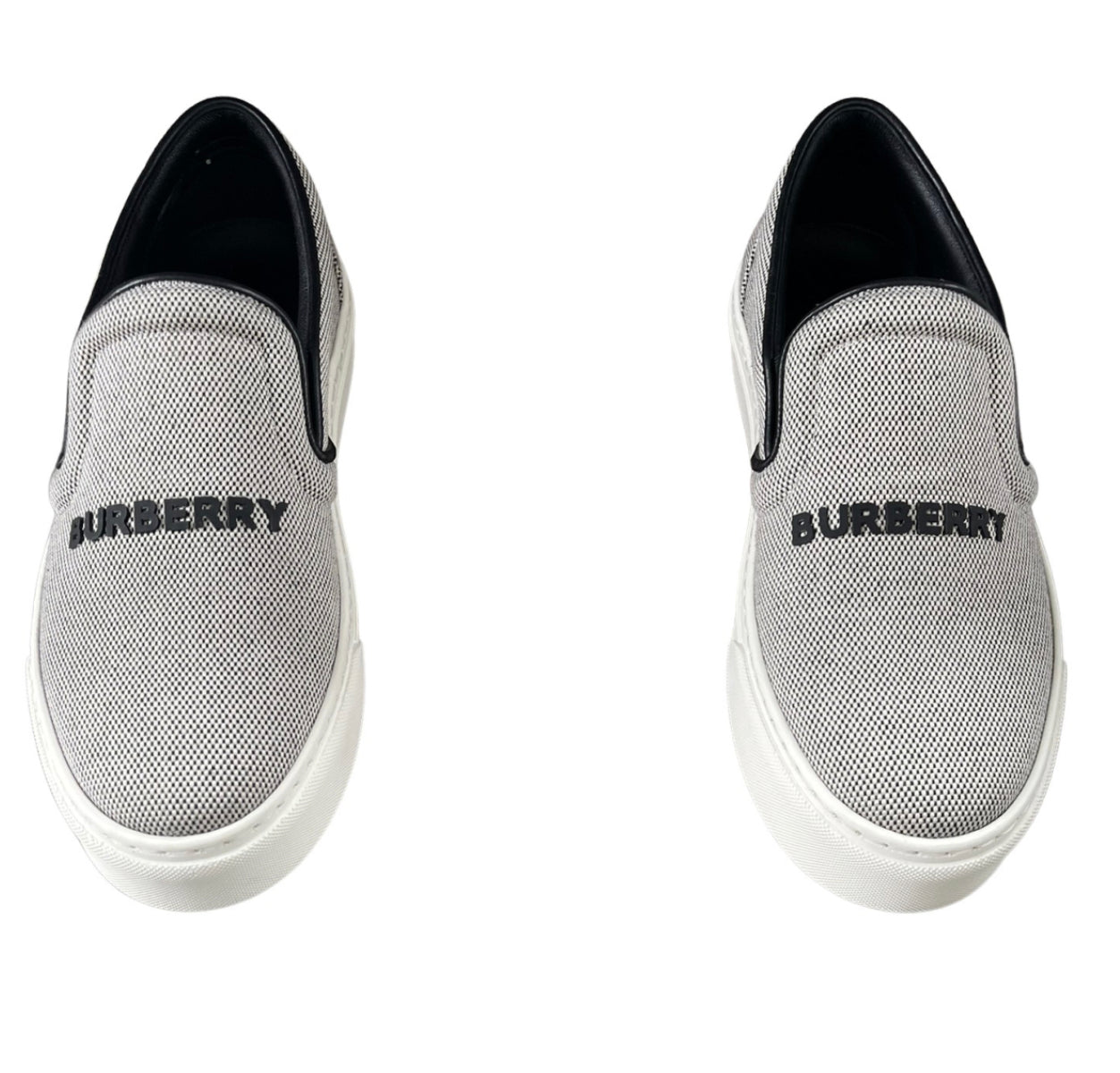 Burberry Logo Slip On Sneakers