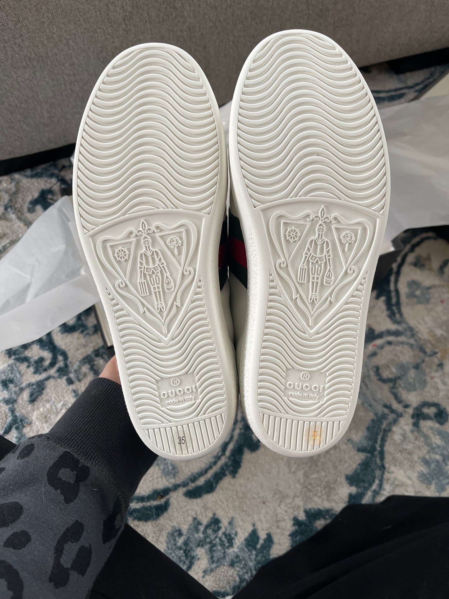 Gucci Ace Leather Sneakers