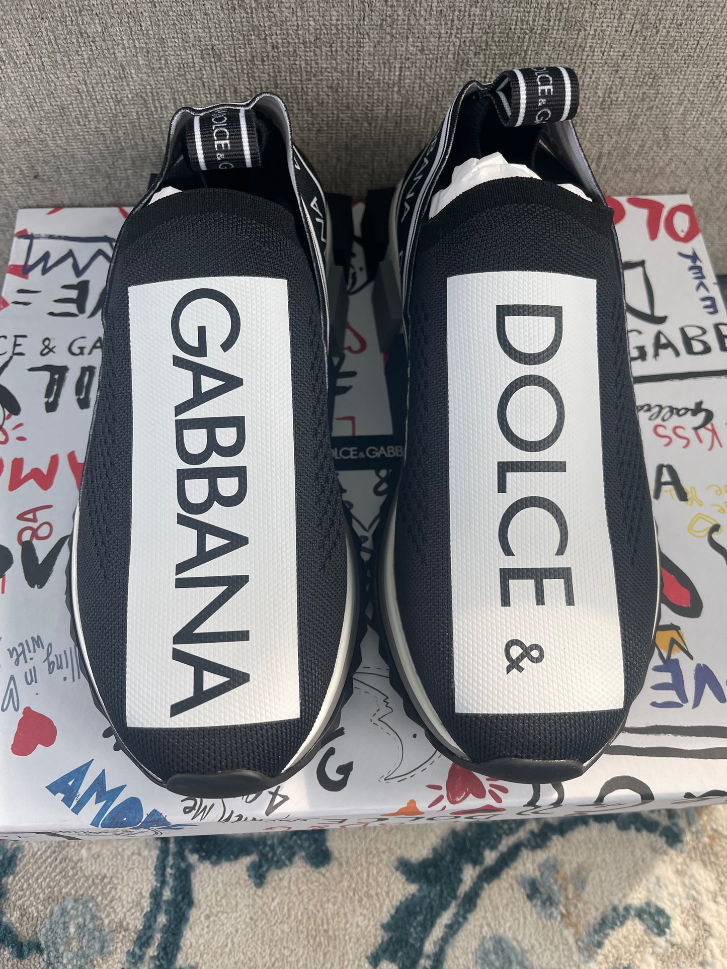 Dolce & Gabbana Sorrento Knit Sneakers